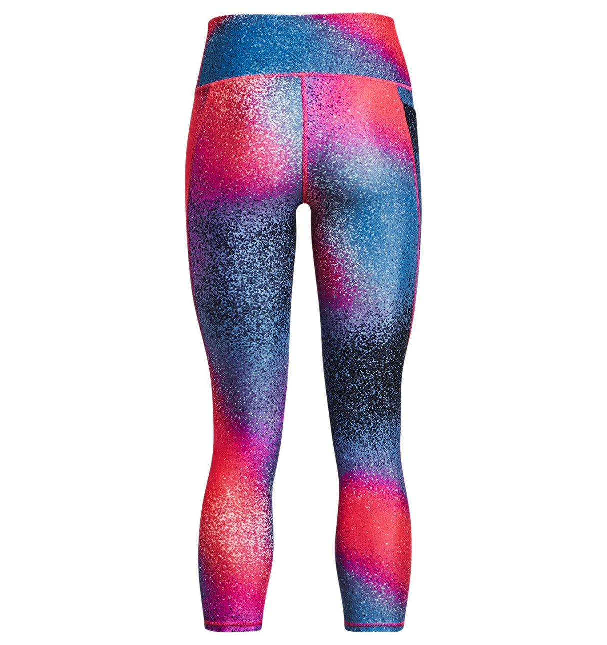 Under Armour Womens HeatGear No-Slip Waistband Printed Ankle Leggings - Sweat Wicking