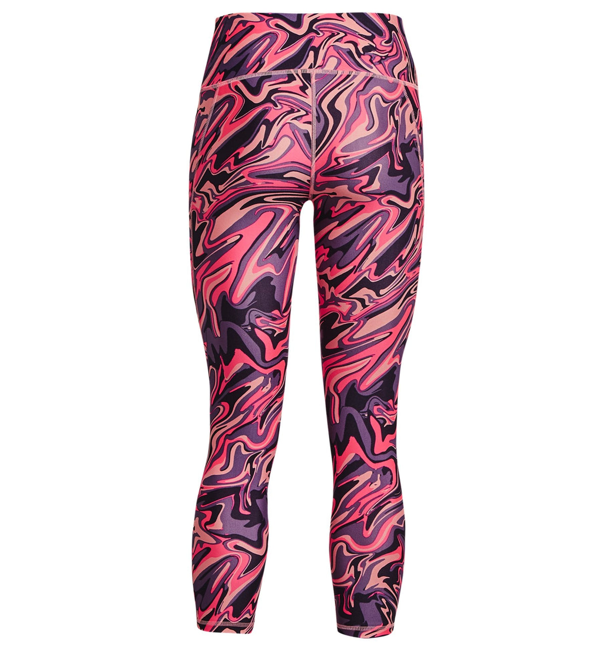Under Armour Womens HeatGear No-Slip Waistband Printed Ankle Leggings - Sweat Wicking