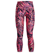 Under Armour Womens HeatGear No-Slip Waistband Printed Ankle Leggings - Sweat Wicking