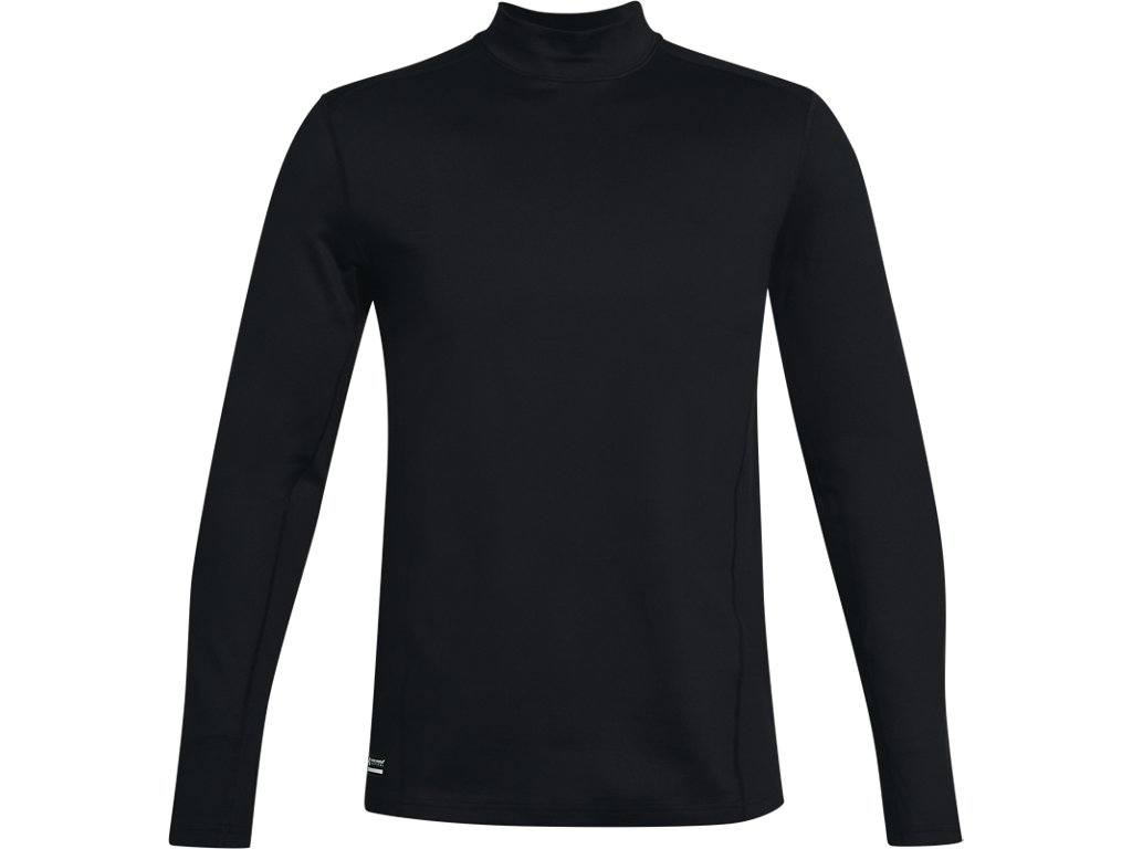 Under Armour Mens Tactical ColdGear Infrared Base Mock Long Sleeve- Thermo-Conductive Inner Coating