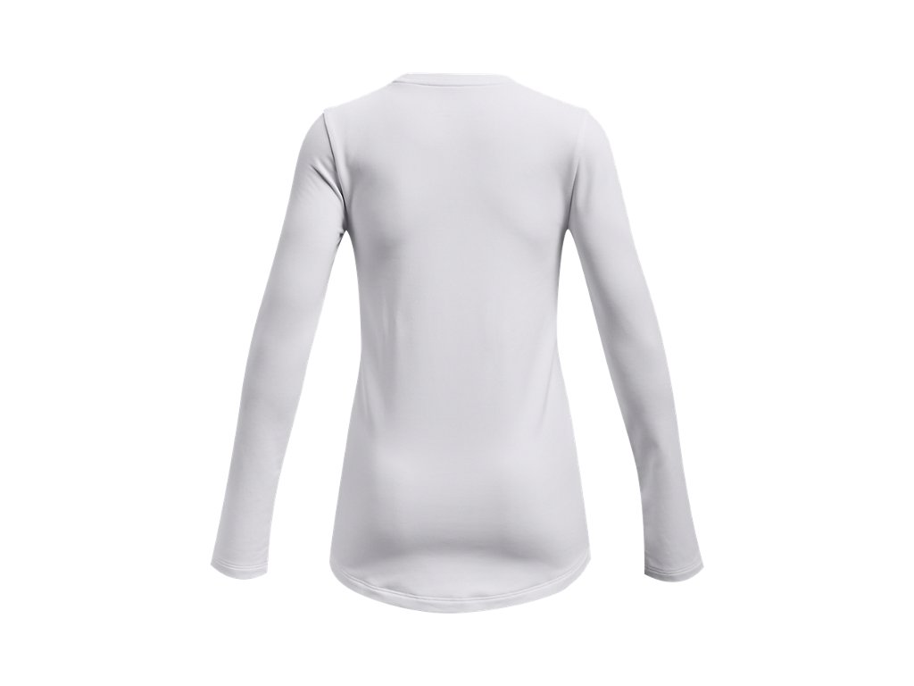 Under Armour Girls ColdGear Crew Long Sleeve - Dual-layer Fabric with Moisture Wicking