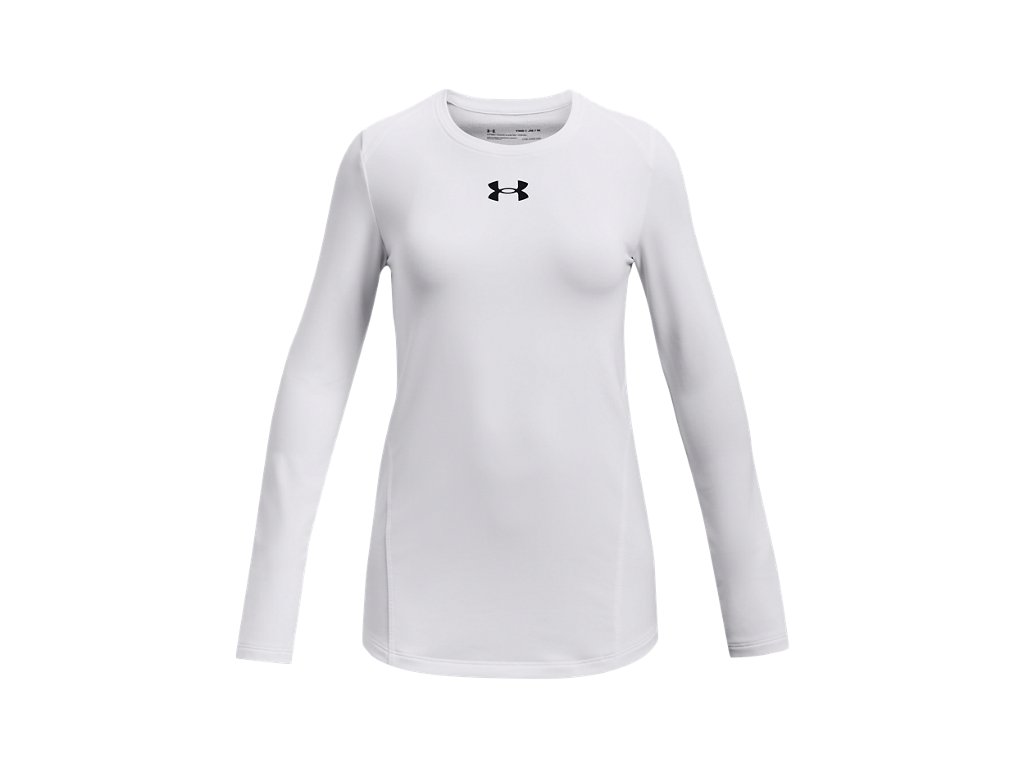 Under Armour Girls ColdGear Crew Long Sleeve - Dual-layer Fabric with Moisture Wicking