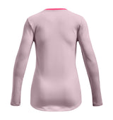 Under Armour Girls ColdGear Crew Long Sleeve - Dual-layer Fabric with Moisture Wicking
