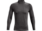 Under Armour Mens ColdGear Fitted Mock Baselayer - Dual Layer Warmth and Fast Drying