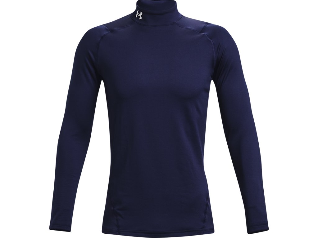 Under Armour Mens ColdGear Fitted Mock Baselayer - Dual Layer Warmth and Fast Drying