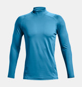 Under Armour Mens ColdGear Fitted Mock Baselayer - Dual Layer Warmth and Fast Drying