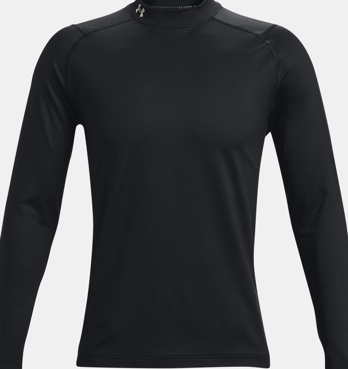 Under Armour Mens ColdGear Infrared Long Sleeve Golf Mock Long Sleeve - Thermo-Conductive Coating