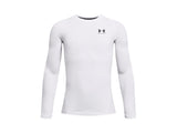 Under Armour Boys ColdGear Long Sleeve Baselayer - Dual-Layer Fabric