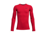 Under Armour Boys ColdGear Long Sleeve Baselayer - Dual-Layer Fabric