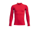 Under Armour Boys ColdGear Mock Long Sleeve - Dual-Layer Warmth
