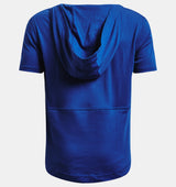 Under Armour Boys Baseball Short Sleeve Hoodie - Cotton Blend Comfort