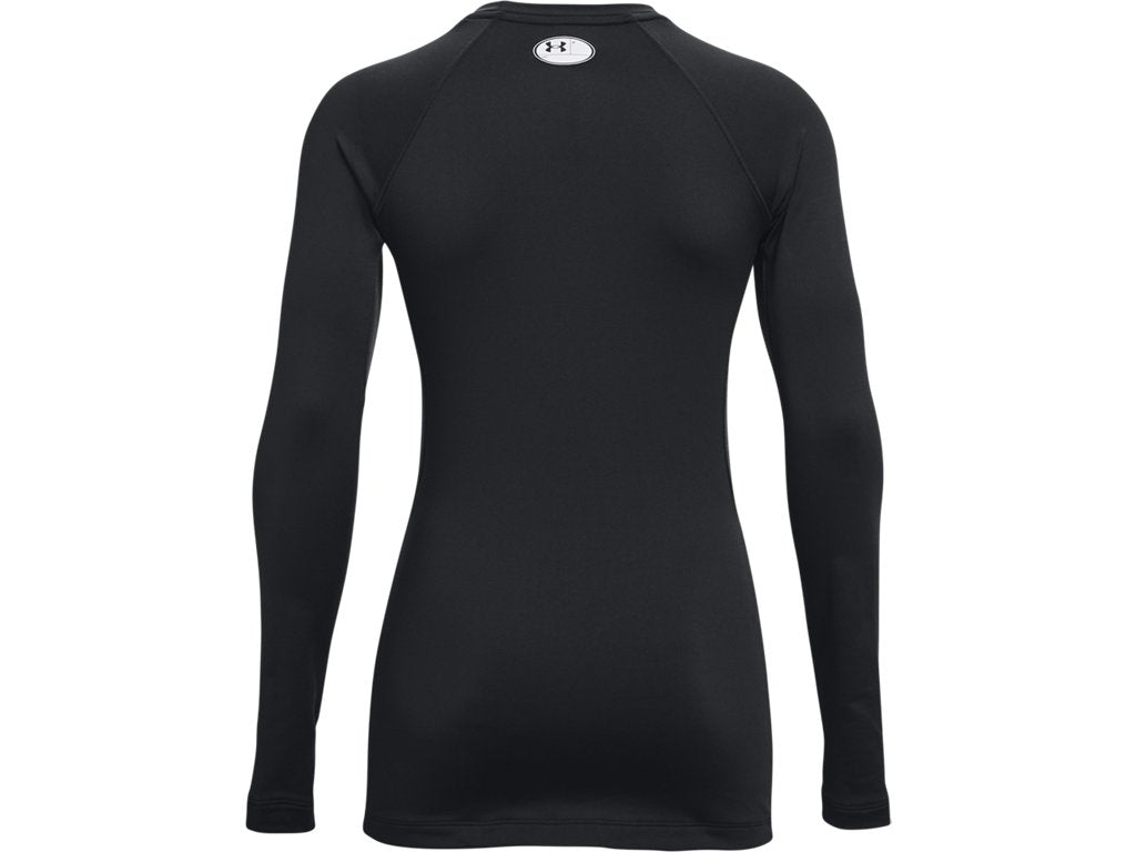 Under Armour Womens ColdGear Authentics Crew Baselayer - Dual-Layer Fabric