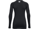 Under Armour Womens ColdGear Authentics Crew Baselayer - Dual-Layer Fabric