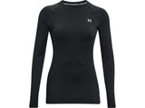 Under Armour Womens ColdGear Authentics Crew Baselayer - Dual-Layer Fabric