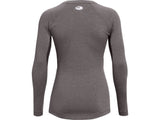 Under Armour Womens ColdGear Authentics Crew Baselayer - Dual-Layer Fabric