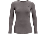 Under Armour Womens ColdGear Authentics Crew Baselayer - Dual-Layer Fabric