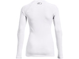 Under Armour Womens ColdGear Authentics Crew Baselayer - Dual-Layer Fabric