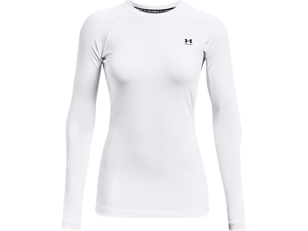 Under Armour Womens ColdGear Authentics Crew Baselayer - Dual-Layer Fabric