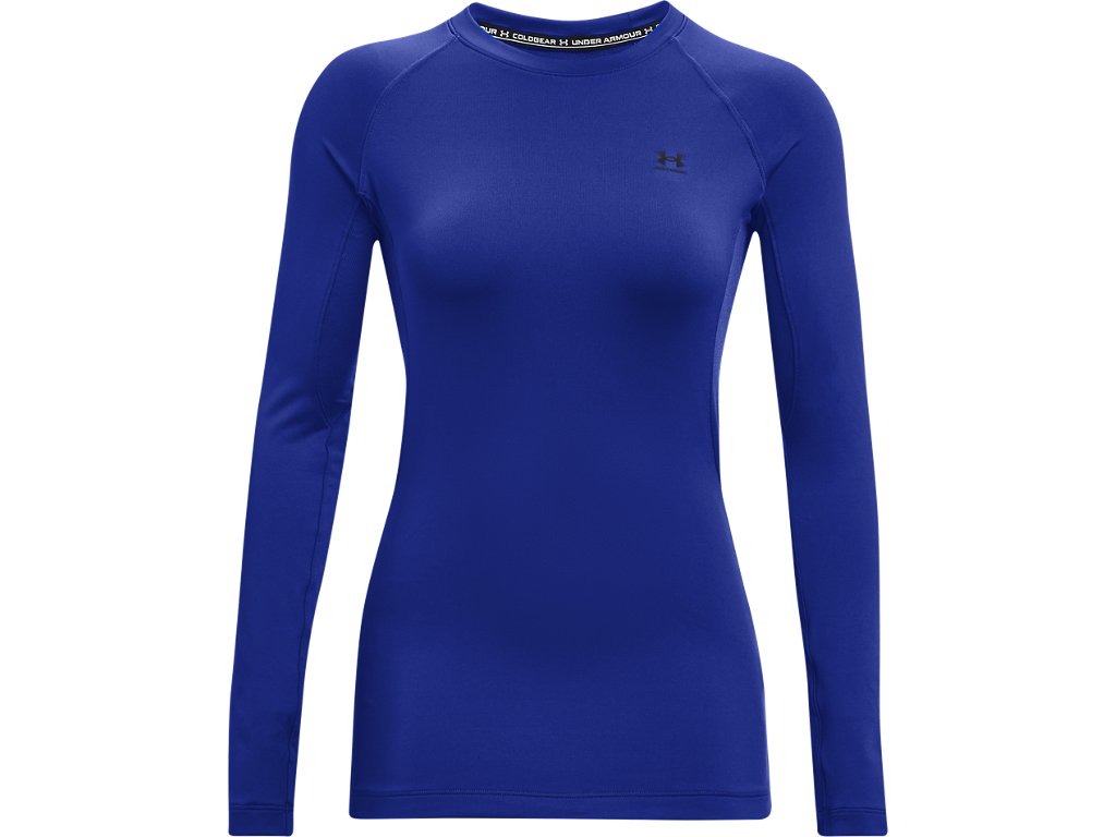 Under Armour Womens ColdGear Authentics Crew Baselayer - Dual-Layer Fabric