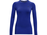 Under Armour Womens ColdGear Authentics Crew Baselayer - Dual-Layer Fabric
