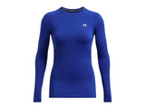 Under Armour Womens ColdGear Authentics Crew Baselayer - Dual-Layer Fabric