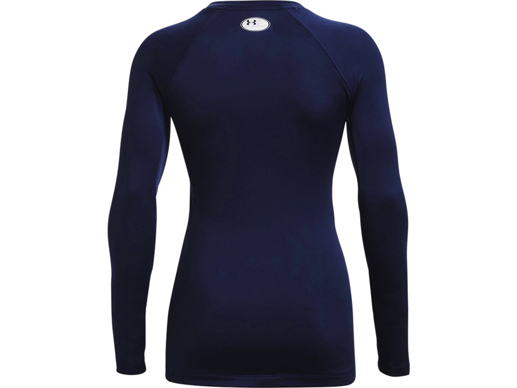 Under Armour Womens ColdGear Authentics Crew Baselayer - Dual-Layer Fabric