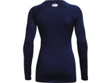 Under Armour Womens ColdGear Authentics Crew Baselayer - Dual-Layer Fabric