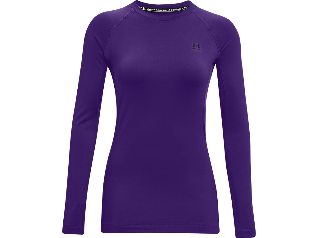 Under Armour Womens ColdGear Authentics Crew Baselayer - Dual-Layer Fabric
