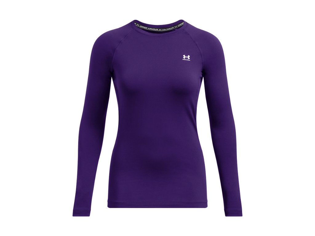 Under Armour Womens ColdGear Authentics Crew Baselayer - Dual-Layer Fabric
