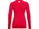 Under Armour Womens ColdGear Authentics Crew Baselayer - Dual-Layer Fabric