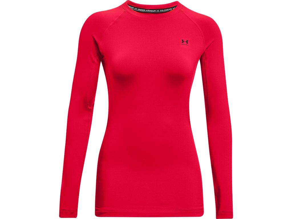 Under Armour Womens ColdGear Authentics Crew Baselayer - Dual-Layer Fabric