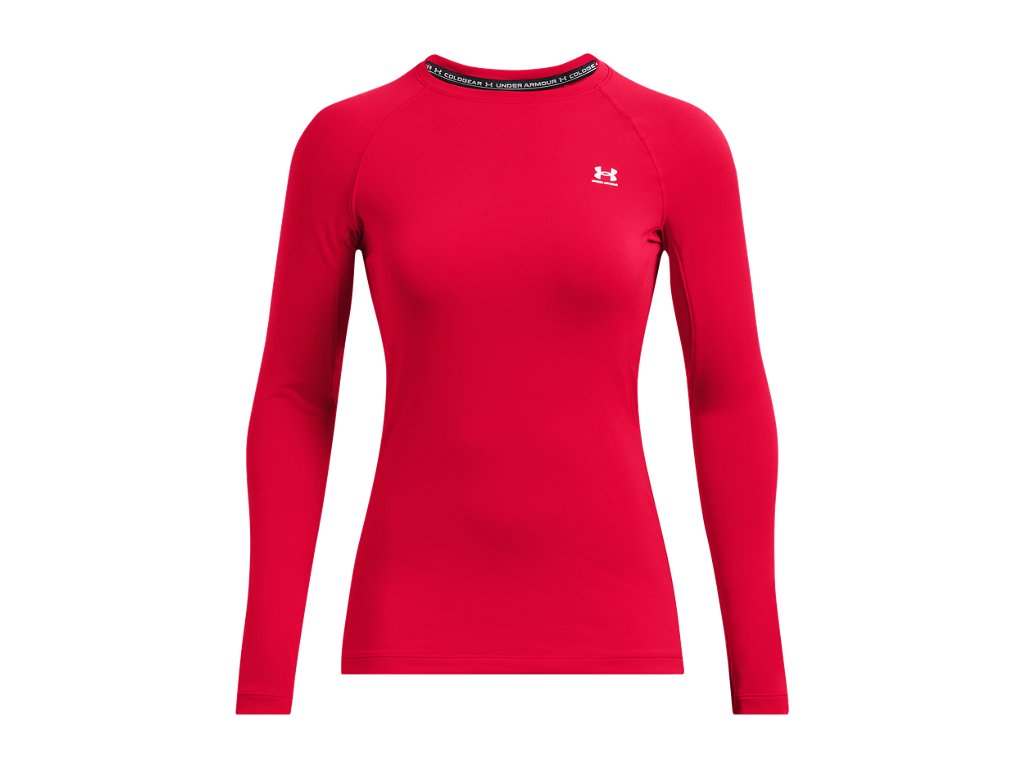 Under Armour Womens ColdGear Authentics Crew Baselayer - Dual-Layer Fabric