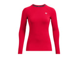 Under Armour Womens ColdGear Authentics Crew Baselayer - Dual-Layer Fabric
