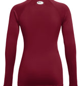 Under Armour Womens ColdGear Authentics Crew Baselayer - Dual-Layer Fabric