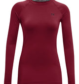 Under Armour Womens ColdGear Authentics Crew Baselayer - Dual-Layer Fabric