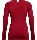 Under Armour Womens ColdGear Authentics Crew Baselayer - Dual-Layer Fabric
