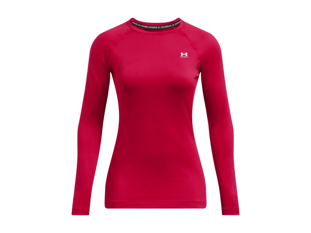 Under Armour Womens ColdGear Authentics Crew Baselayer - Dual-Layer Fabric