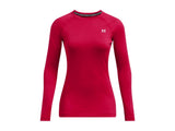 Under Armour Womens ColdGear Authentics Crew Baselayer - Dual-Layer Fabric