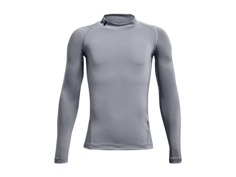 Under Armour Boys HeatGear Mock Long Sleeve Shirt - Sweat Wicking and 4-Way Stretch