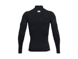 Under Armour Mens HeatGear Mock Long Sleeve Baselayer - Sweat Wicking