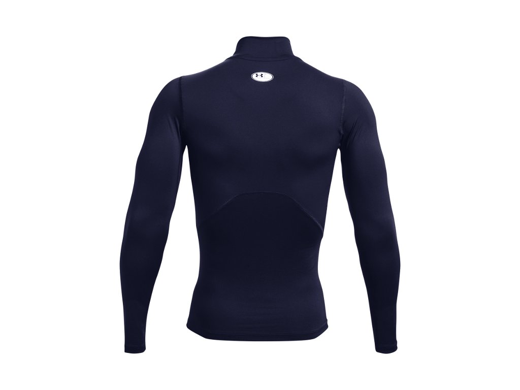 Under Armour Mens HeatGear Mock Long Sleeve Baselayer - Sweat Wicking