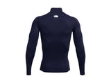 Under Armour Mens HeatGear Mock Long Sleeve Baselayer - Sweat Wicking