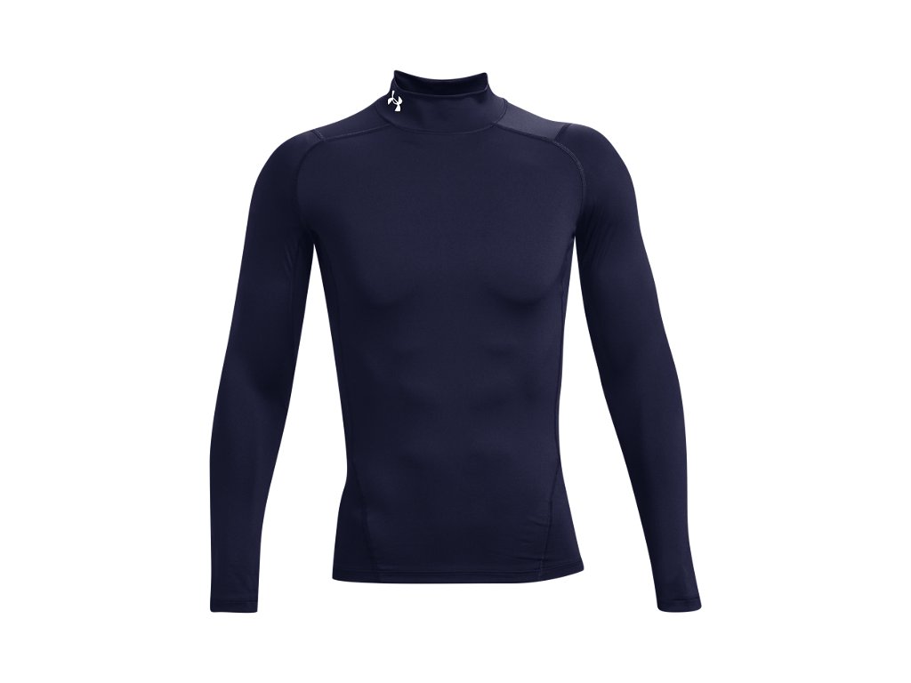 Under Armour Mens HeatGear Mock Long Sleeve Baselayer - Sweat Wicking