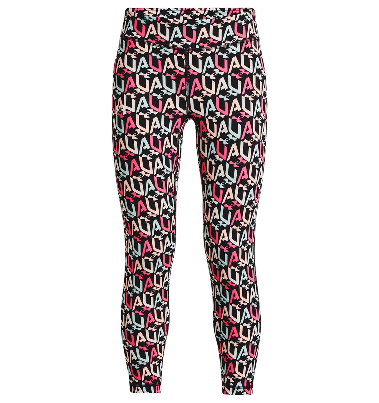 Under Armour Girls UA Motion Printed Crop Pants - Ultra-Soft Double-Knit Fabric