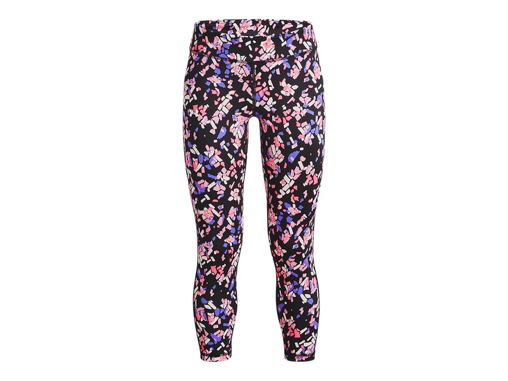 Under Armour Girls UA Motion Printed Crop Pants - Ultra-Soft Double-Knit Fabric