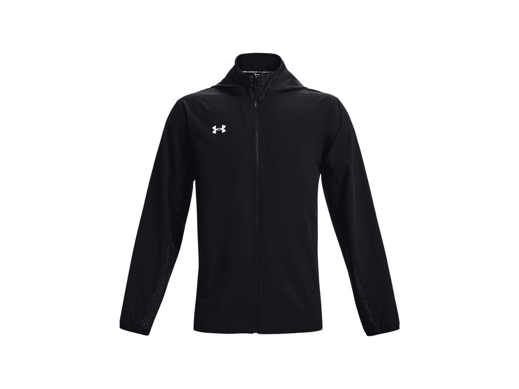 Under Armour Mens Squad 3.0 Warm-Up Full-Zip Jacket - Water Resistant