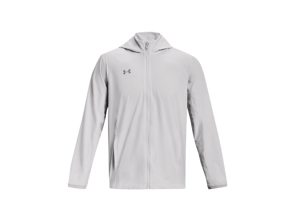 Under Armour Mens Squad 3.0 Warm-Up Full-Zip Jacket - Water Resistant
