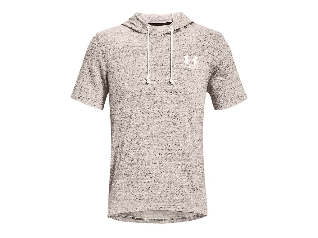 Under Armour Mens UA Rival Terry Short Sleeve Hoodie - Lightweight French Terry Material