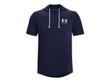 Under Armour Mens UA Rival Terry Short Sleeve Hoodie - Lightweight French Terry Material