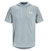 Under Armour Mens UA Rival Terry Short Sleeve Hoodie - Lightweight French Terry Material